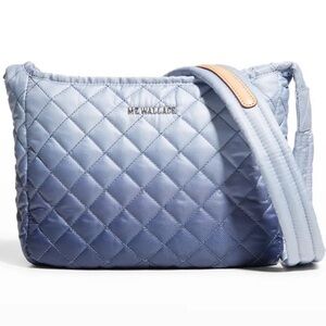 MZ Wallace Blue Ombre Parker Bag (8”x11” bag size) adjustable strap